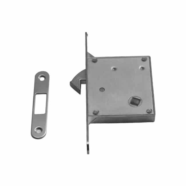 Serratura csv per porte scorrevoli: quadro 8mm - entrata 50mm